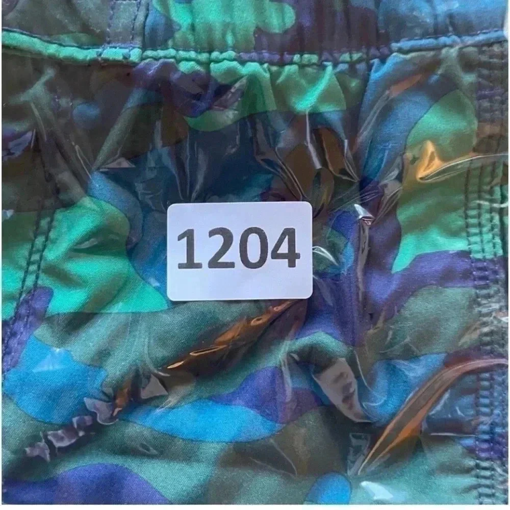 Gap Green Blue Camo Tropical Island  Short Board Pants SZ S (6/7) # 1204